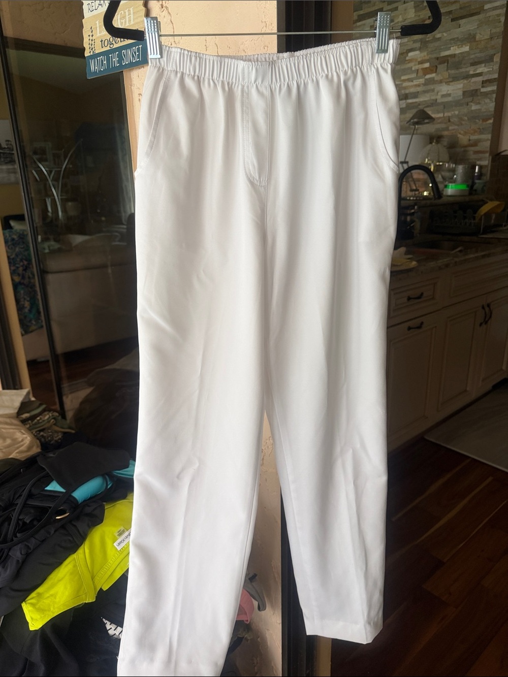 Alia White Men's Elastic-Waist Pants